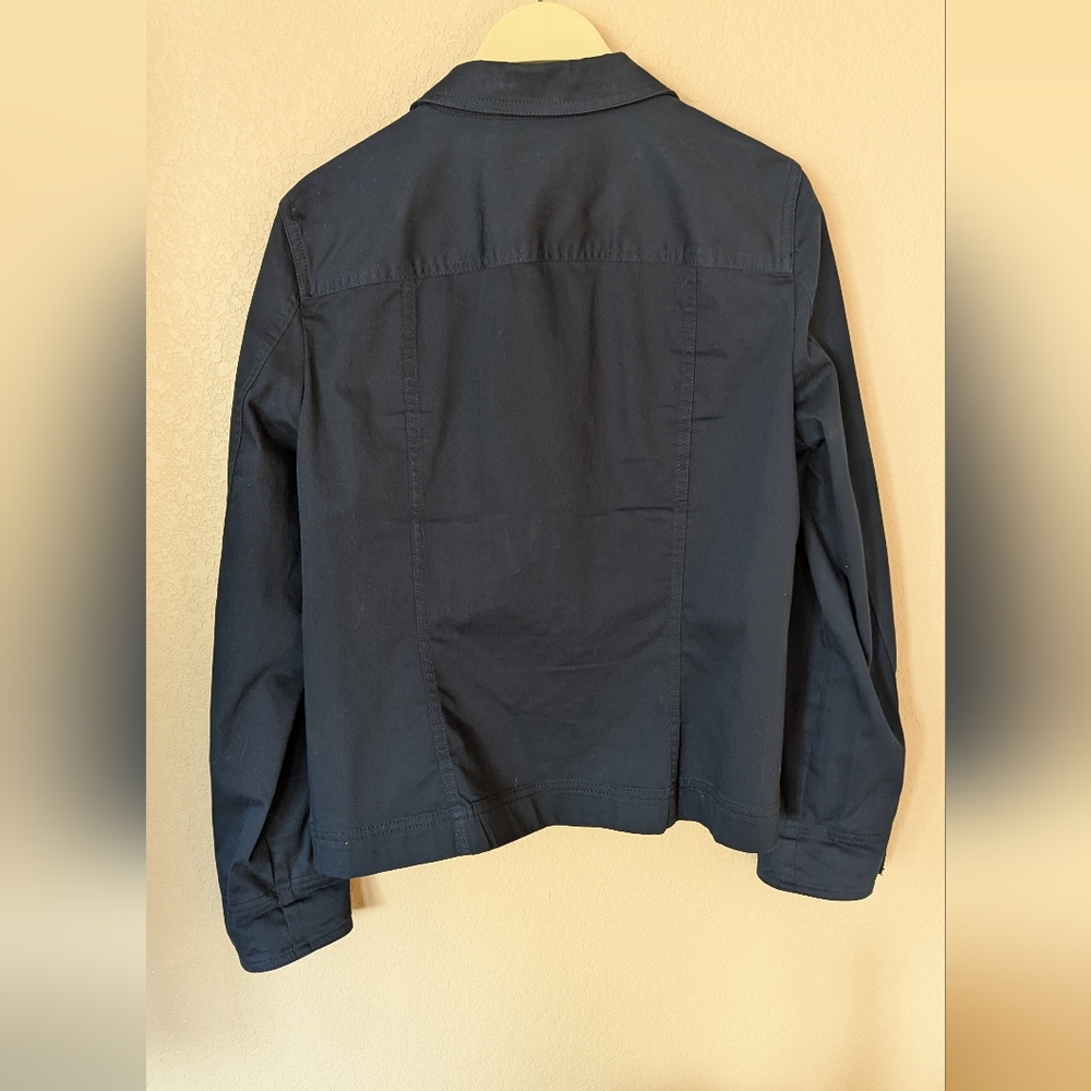 Jones New York Dark Blue Jean Jacket - Picture 2 of 5